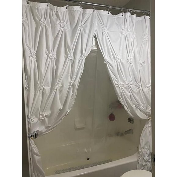 Seasonwood | Modern Farmhouse Shower Curtain Set NIP - Picture 4 of 10